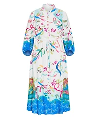 City Chic Women's Plus Tahlia Spirit Print Maxi Dress