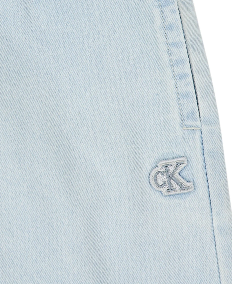 Calvin Klein Girls' 7-16 Logo Denim Jeans