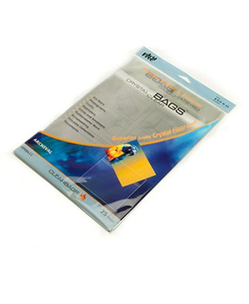 ClearBags 24.43x30.25" Crystal Clear Protective Storage Bags with Flap, 25-Pack