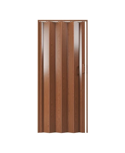 sumyeg With Pvc Foldable Accordion Door Room Divider for Indoor Space Separation and Privacy Use