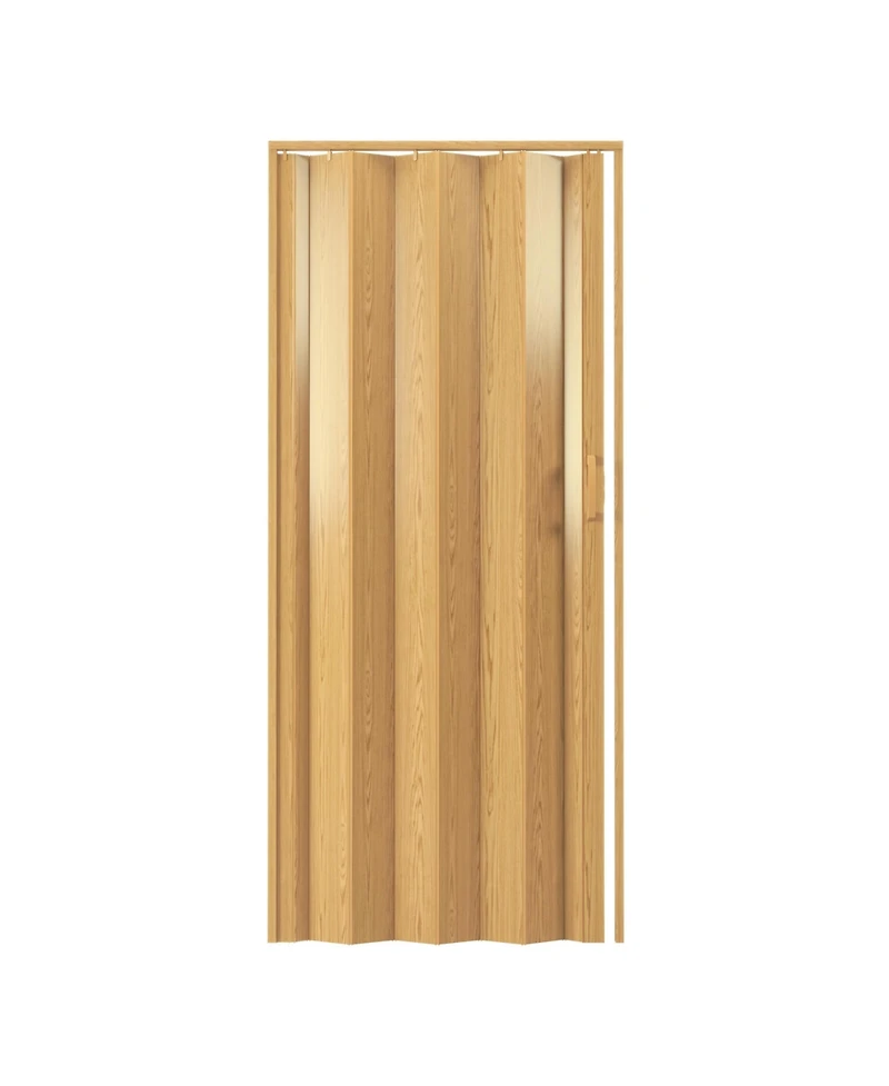 sumyeg With Pvc Foldable Accordion Door Room Divider for Indoor Space Separation and Privacy Use