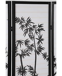 sumyeg 3-Panel Oriental Shoji Screen Room Divider Folding Privacy Screen for Indoor Room Separation and Decoration