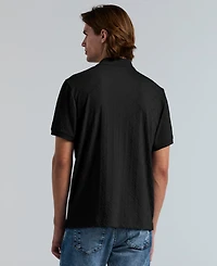 Perry Ellis Men's Jacquard Geo Texture Polo Shirt