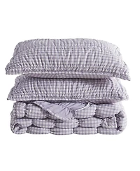 Linery & Co Gingham Quilt Set With Shams