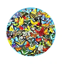 SunsOut Butterflies in the Round 1000 piece Jigsaw Puzzle for Adults Round