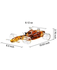 The Wine Savant Racecar 8.12 oz. Whiskey Decanter