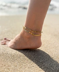 St. Moran Tarnish-Resistant Silver Chunky Paperclip Yasmine Anklet