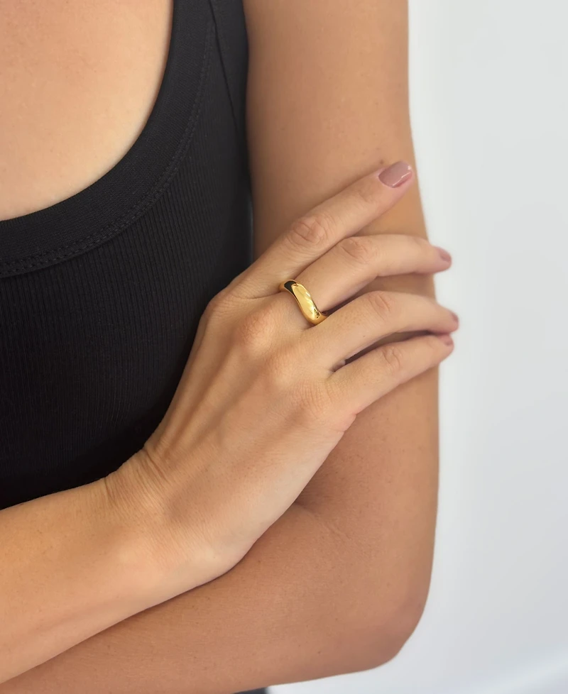 St. Moran Gold Wavy Mila Band Ring