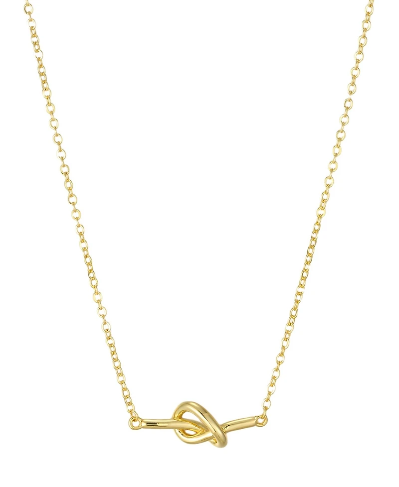 St. Moran Gold Knotted Bar Gloria Necklace