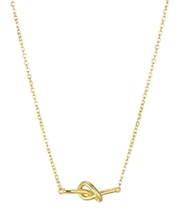St. Moran Gold Knotted Bar Gloria Necklace