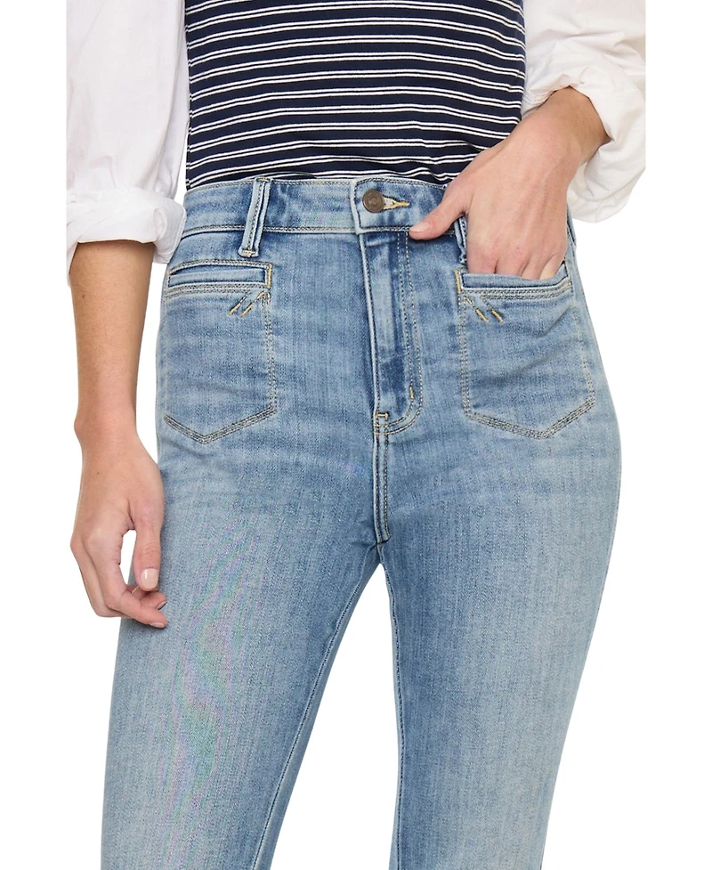KanCan Women's Rachel High Rise Flare Jeans