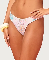 Edikted Women's Barbie Paisley Bikini Bottom