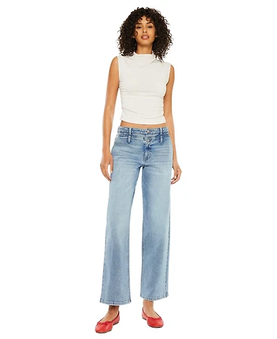 KanCan Women's Bodie Low Slung Baggy Jeans