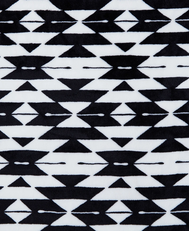 Wrangler Navajo Ultra Soft Plush Fleece Reversible Throw