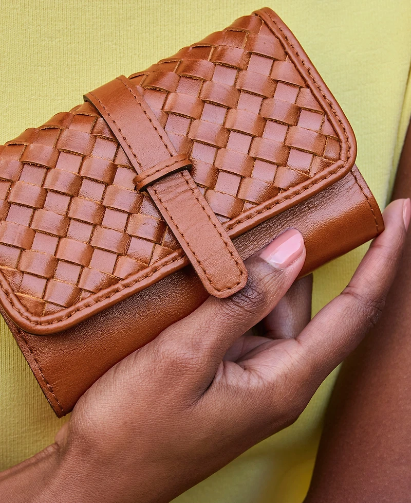 Patricia Nash Perla Trifold Leather Wallet