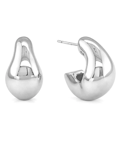 And Now This Oblong C-Hoop Earrings
