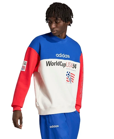 Adidas Men's Royal/White Usmnt 1994 World Cup Graphic Sweatshirt