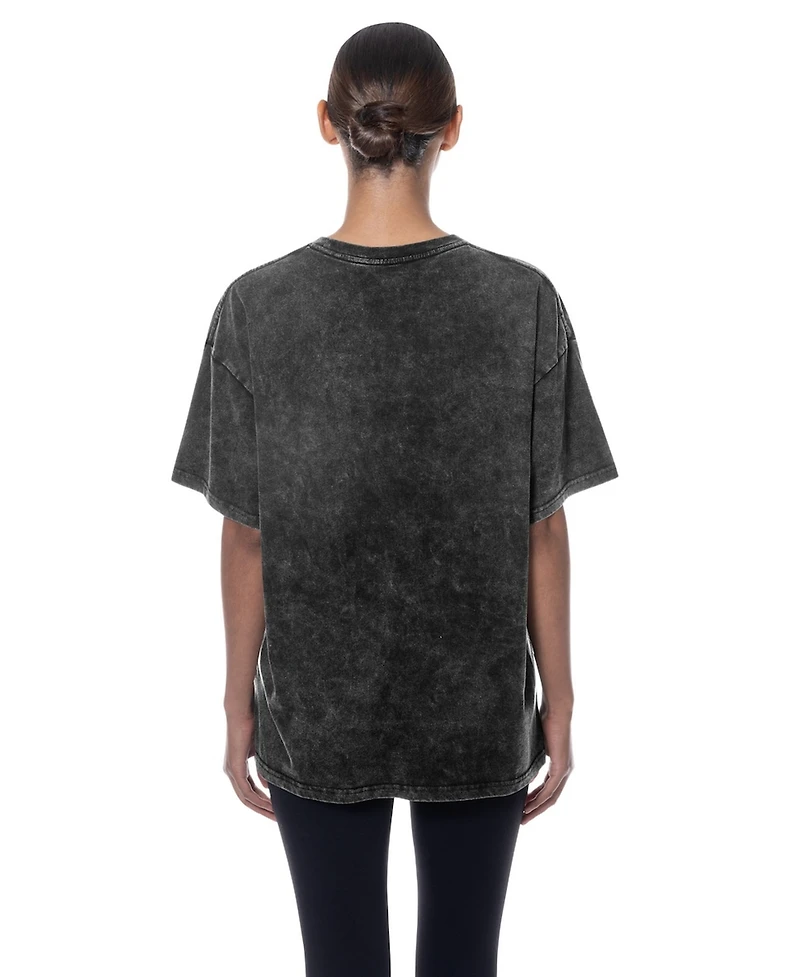 New Era Women's Black San Francisco Giants Oversized Boyfriend T-Shirt