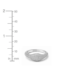 And Now This Cubic Zirconia Paved Ring