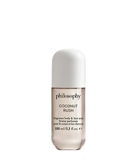 philosophy Coconut Rush Body and Hair Perfume Mist, 3.3 oz.