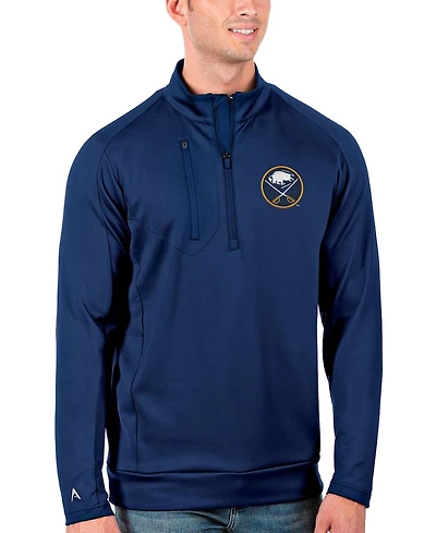 Antigua Men's Royal Buffalo Sabres Generation Quarter-Zip Pullover Jacket