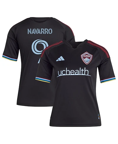 Adidas Big Boys and Girls Rafael Navarro Black Colorado Rapids 2026 Colorful Replica Jersey