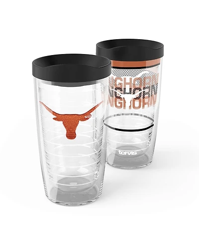 Tervis Texas Longhorns 2-Pack 16oz. Competitor Emblem Tumbler Set