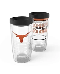 Tervis Texas Longhorns 2-Pack 16oz. Competitor Emblem Tumbler Set