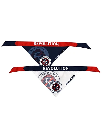 Little Earth New England Revolution Two-Pack Pet Bandana Set