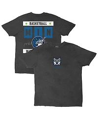 Stadium Essentials Men's and Women's Heather Black Minnesota Lynx Relaxed Fit Big Shot Vintage Wash T-Shirt