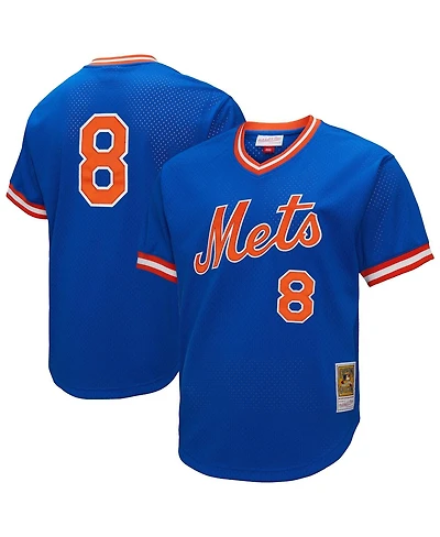 Mitchell & Ness Men's Gary Carter Royal New York Mets Big Tall Cooperstown Collection Mesh Batting Practice Jersey