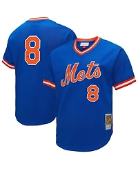 Mitchell & Ness Men's Gary Carter Royal New York Mets Big Tall Cooperstown Collection Mesh Batting Practice Jersey