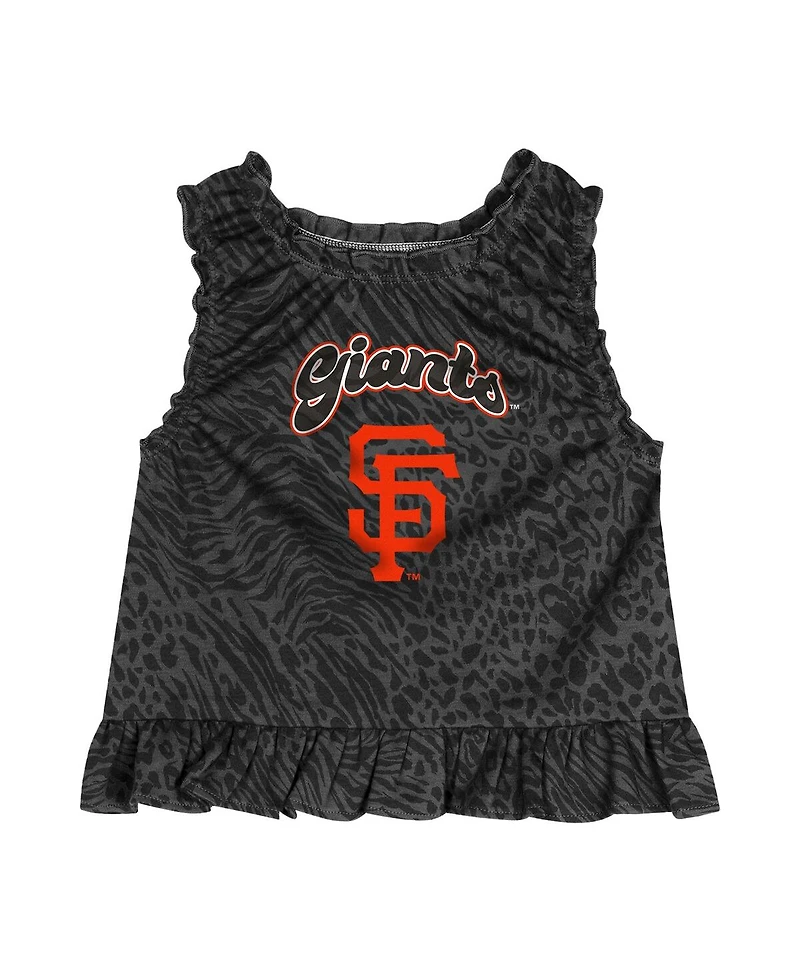 Outerstuff Toddler Girls Black San Francisco Giants Playground Dress