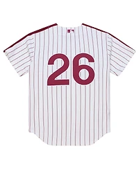 Mitchell & Ness Men's  Chase Utley White Philadelphia Phillies 2003 Cooperstown Collection Authentic Jersey