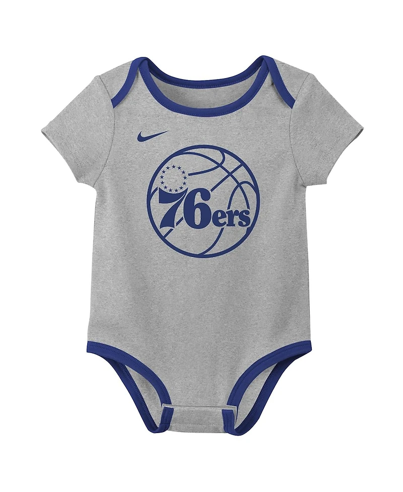 Nike Baby Boys and Girls 2-Piece Philadelphia 76ers Bodysuit Set