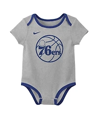 Nike Baby Boys and Girls 2-Piece Philadelphia 76ers Bodysuit Set