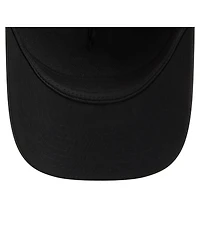 New Era Men's Black Detroit Tigers Badged M-Crown 9FORTY Trucker Adjustable Hat