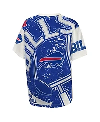 Outerstuff Big Boys and Girls Cream Buffalo Bills Top Player T-Shirt