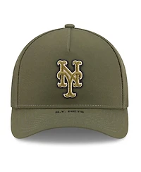 New Era Big Boys and Girls Olive New York Mets 2026 Armed Forces Day 9FORTY M-Crown Adjustable Hat