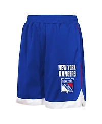 Outerstuff Big Boys and Girls Blue New York Rangers All Star Shorts
