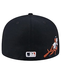 New Era Men's Navy Detroit Tigers Run Mascot 59FIFTY Fitted Hat