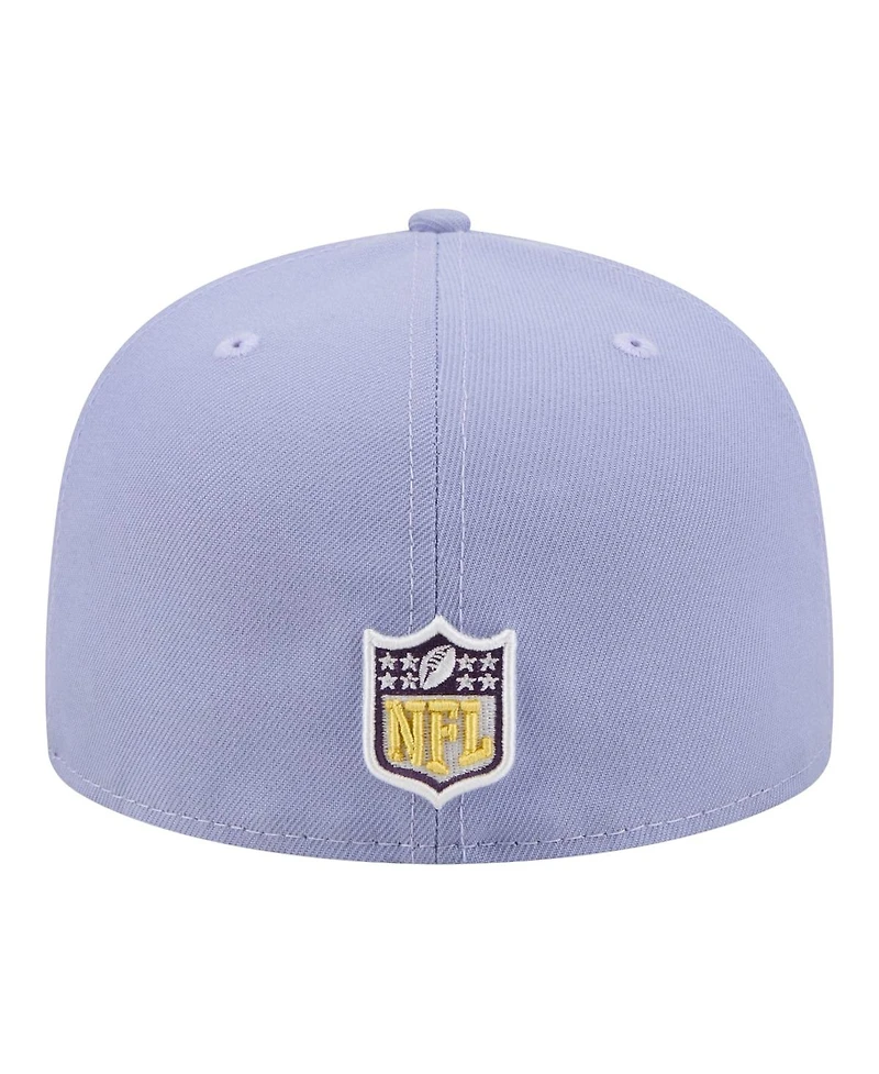 New Era Men's Light Purple Denver Broncos Lavender Bloom 59FIFTY Fitted Hat