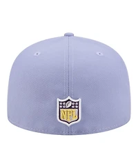 New Era Men's Light Purple Denver Broncos Lavender Bloom 59FIFTY Fitted Hat