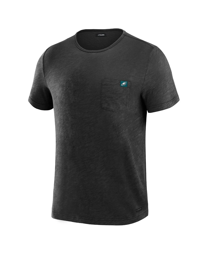J. Palmer Men's Black Philadelphia Eagles In-The-Pocket T-Shirt
