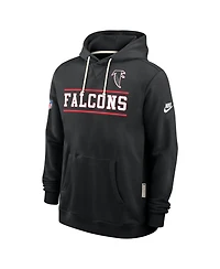 Nike Men's Black Atlanta Falcons Alt Sideline Standard Issue Dri-fit Hoodie