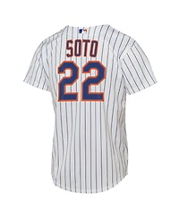 Nike Big Boys and Girls Juan Soto White New York Mets Home Replica Player Jersey