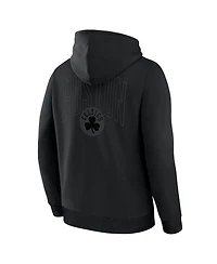 Fanatics Men's Boston Celtics Black Out Hoodie