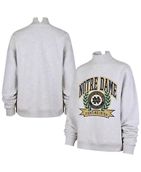 '47 Brand Women's Gray Notre Dame Fighting Irish Laurel Arch Mock Neck Sweatshirt