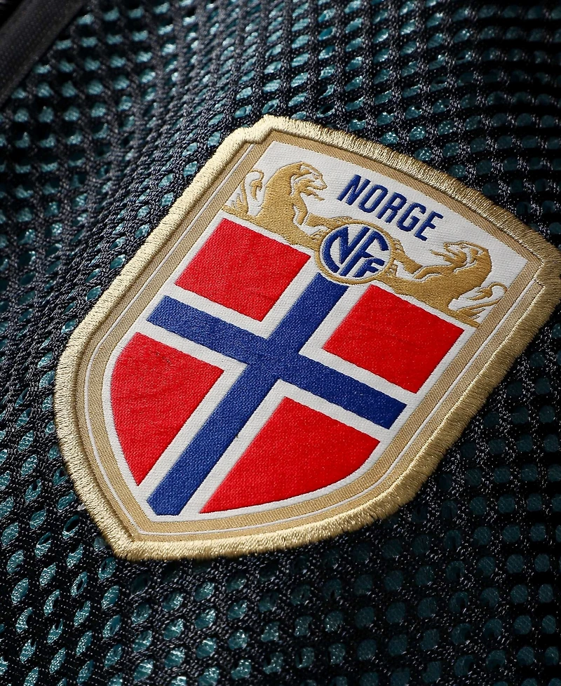 Nike Men's Black Norway National Team 2026 Anthem Mesh Dri-fit Full-Zip Hooded Jacket