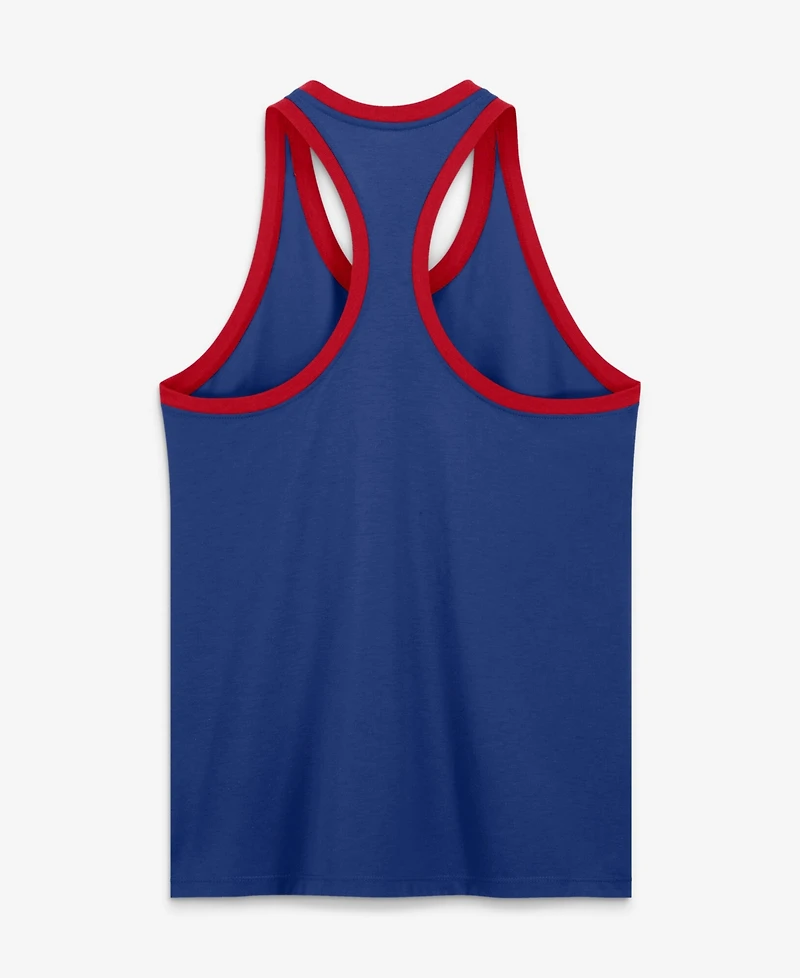 Nike Women's Royal Philadelphia Phillies Tri-Blend Dri-fit Racerback Tank Top